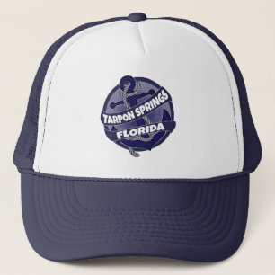 Tarpon Springs Florida gorro de camionera de ancla