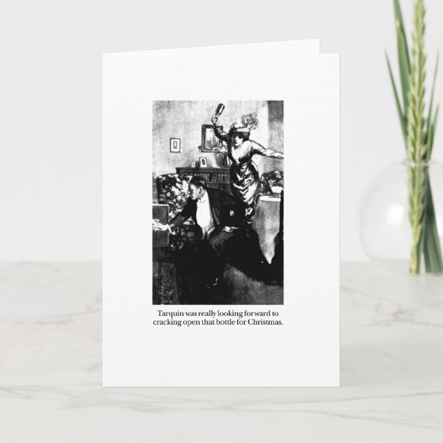 Tarquin mira adelante al navidad (Anverso)