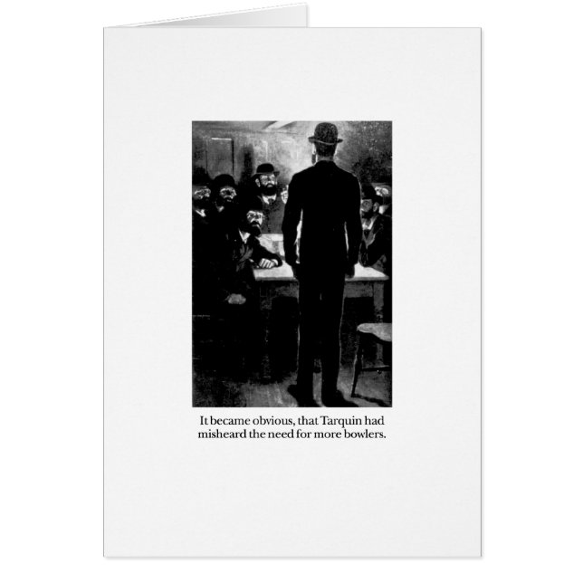 Tarquin y jugadores de bolos (Frente)