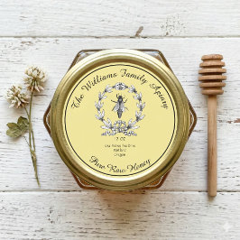 Tarrito de Miel de Abeja Etiqueta de Apiario | Mie