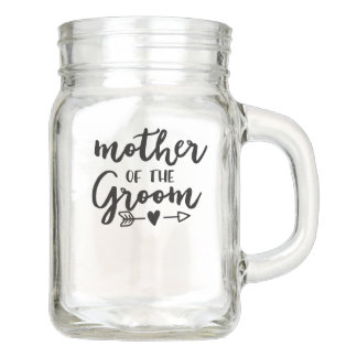 Tarro Copa Mason Jar de la Madre del Groom