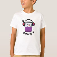 Tarro del atasco de Jammin con la camiseta del
