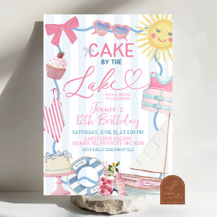 Tarta Caprichosa Coquette junto al Lago Invitación