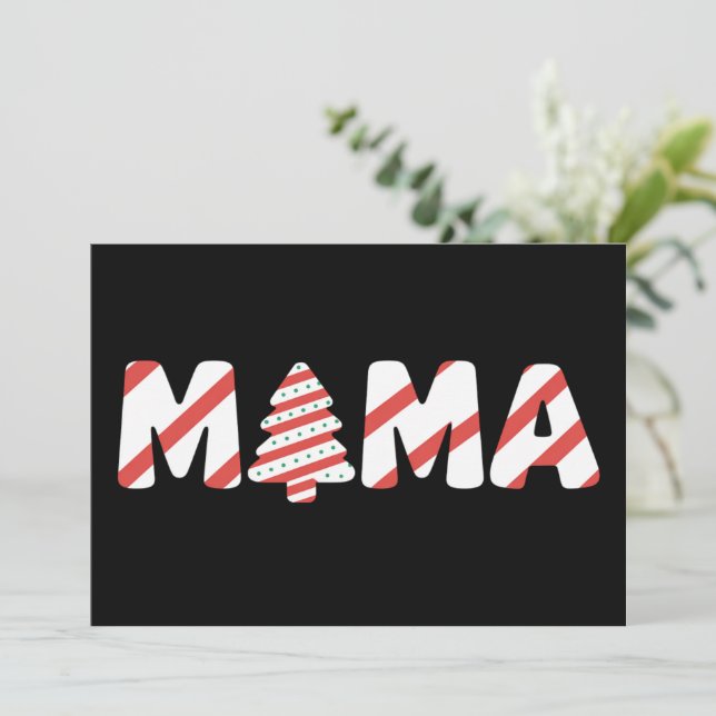 Tarta de árbol de Navidad Fiesta familiar coincide (Anverso de pie)