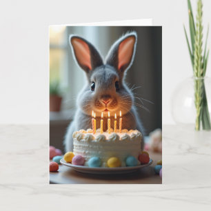 Tarta de Cumpleaños para Criatura Especial Tarjeta