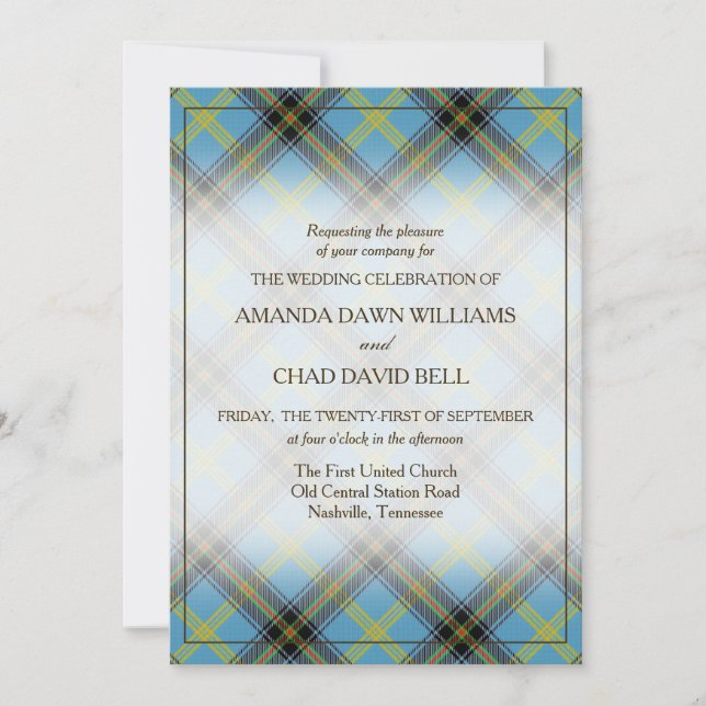 Tartan Beauty Clan Bell Scottish Plaid (Anverso)