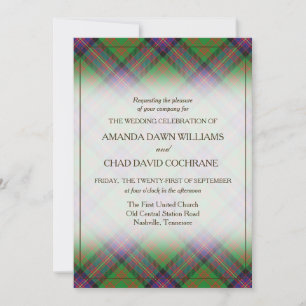 Tartan Beauty Clan Cochrane Scottish Plaid