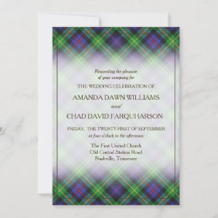 Tartan Beauty Clan Farquharson Scottish Plaid