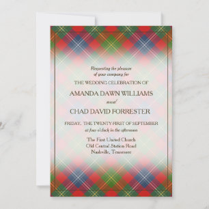 Tartan Beauty Clan Forrester Scottish Plaid