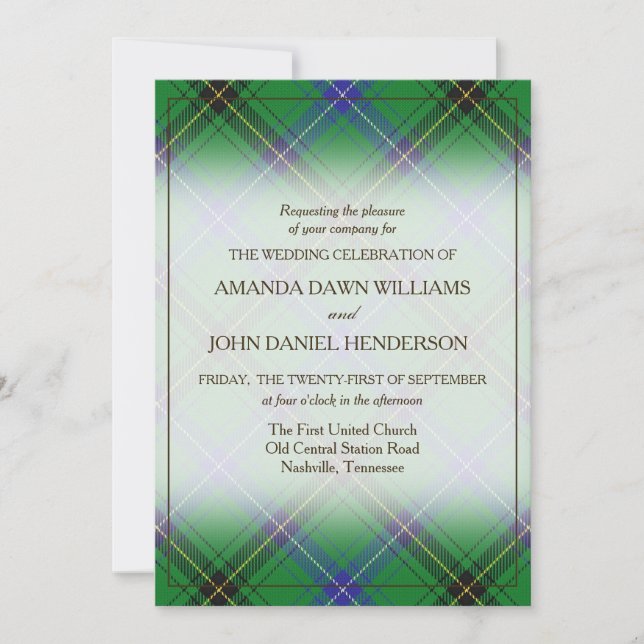 Tartan Beauty Clan Henderson Scottish Plaid (Anverso)