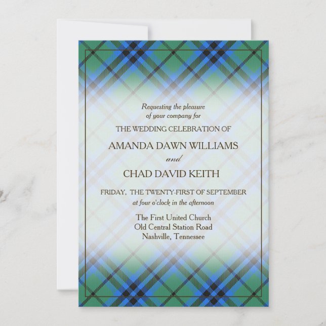 Tartan Beauty Clan Keith Scottish Plaid (Anverso)