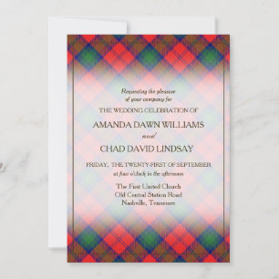 Tartan Beauty Clan Lindsay Red Scottish Plaid