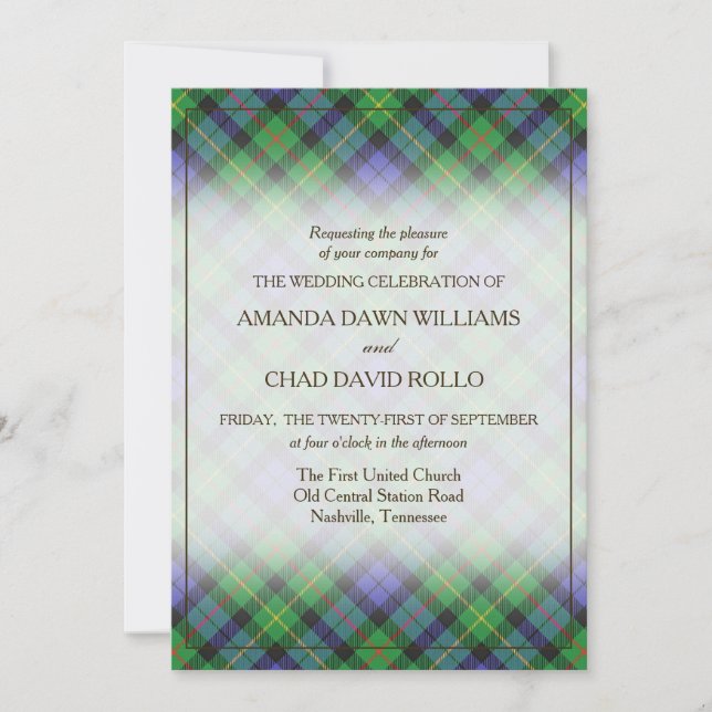 Tartan Beauty Clan Rollo Scottish Plaid (Anverso)