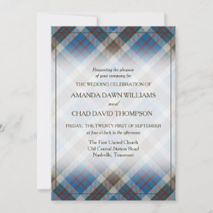 Tartan Beauty Clan Thompson Blue Gray Plaid