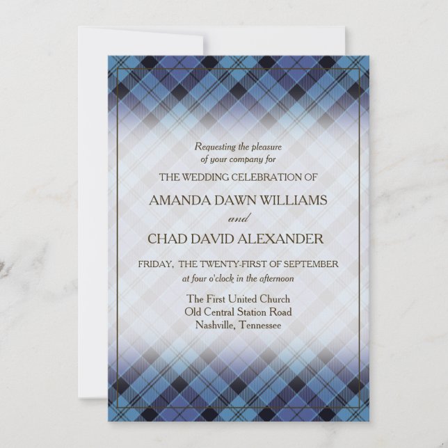 Tartan Beauty Strathclyde Blue Scottish Plaid (Anverso)