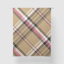 tartán beige rosado caliente