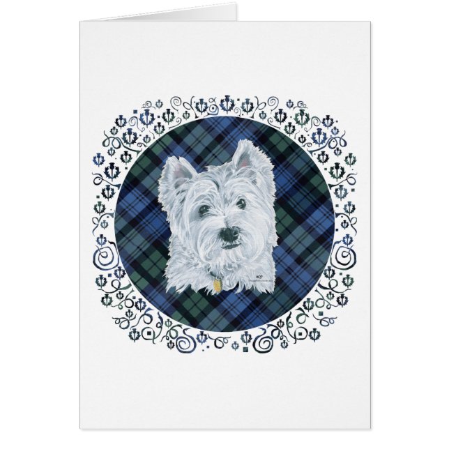 Tartan Black Watch Westie (Frente)