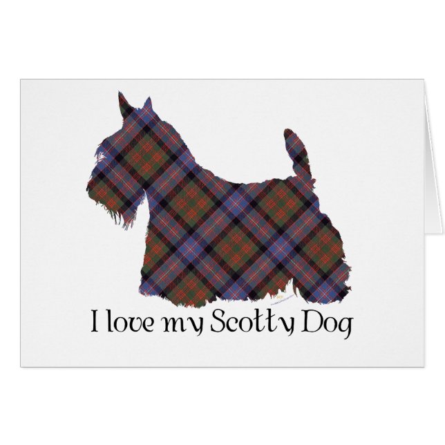 Tartan Cochran del Terrier Escocés (Anverso (Horizontal))