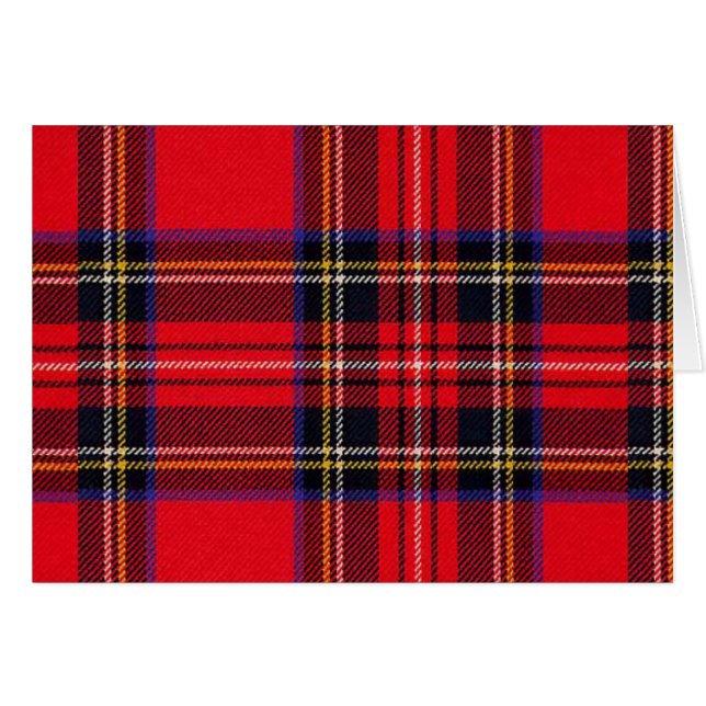Tartán de Stewart rojo (Anverso (Horizontal))