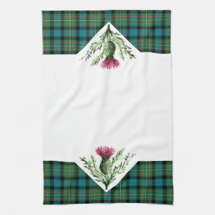 Tartán del clan de Ferguson de la toalla de plato