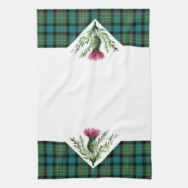 Tartán del clan de Ferguson de la toalla de plato (Vertical)