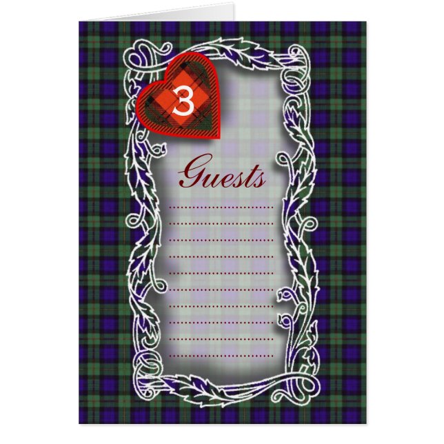 Tartán del escocés de MacEwen (Frente)