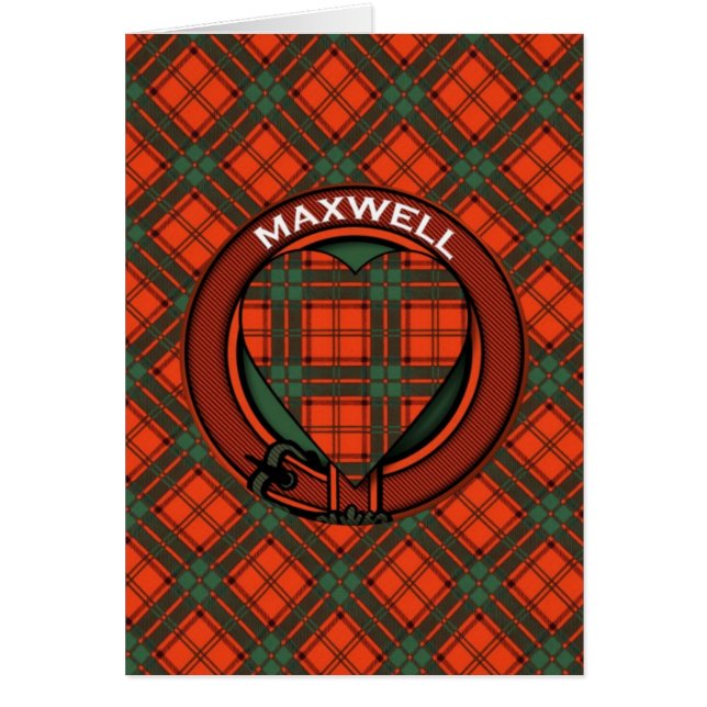 Tartán del escocés del maxwell (Frente)