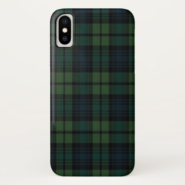 Tartán Funda-Mate Apenas hay Funda para iPhone X (Reverso)