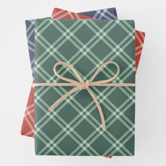 Tartán, papel de envolvimiento de papel de hoja pl