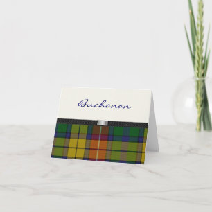 Tartan Plaid Note card