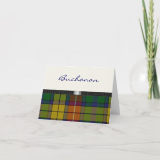 Tartan Plaid Note card
