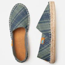 Tartan Plaid - Verde Pizarra y Azul Marino