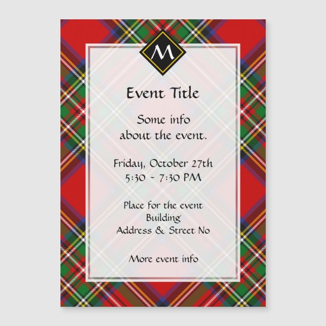 Tartan Royal Stewart (Anverso)