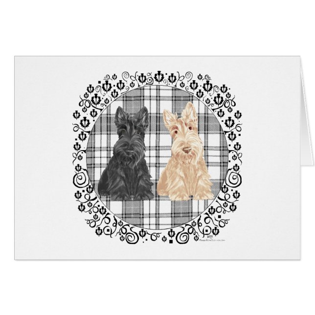 Tartán Scotties (Anverso (Horizontal))