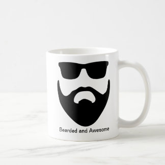 Tasa con barba e impresionante taza