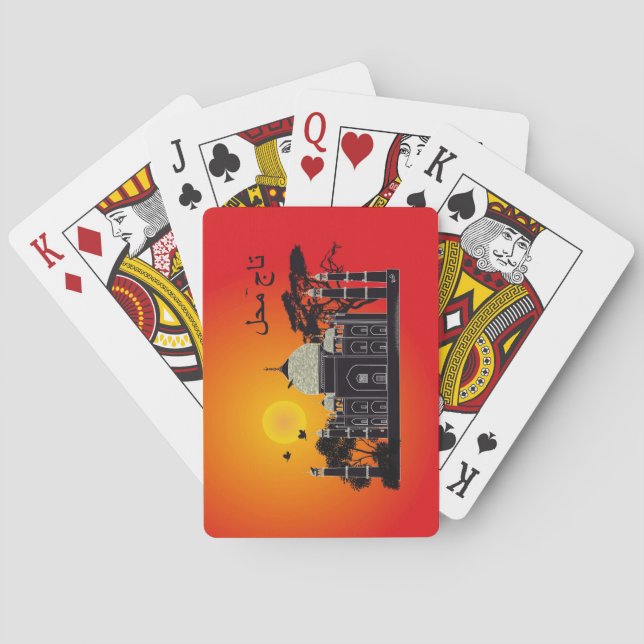 Tasch Mahal India cartas de juego 1 (Reverso)