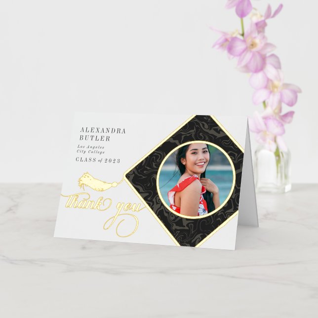 Tassel Class of 2023 Graduation Script Gracias (Orquídea)