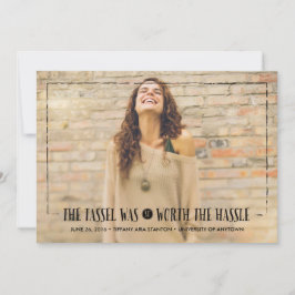 Tassel vale la pena en la Invitación Black Grad