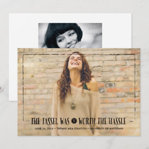 Tassel vale la pena en la Invitación Black Grad