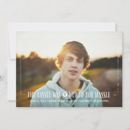 Tassel vale la pena la Invitación en blanco