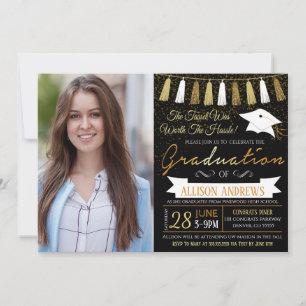 Tassel Valía La Invitación A La Graduación