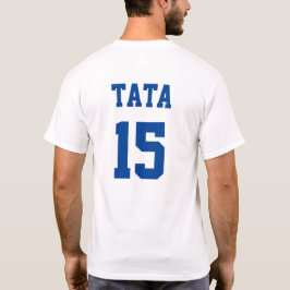 Tata Serbia Dad Blue Jersey Número 15