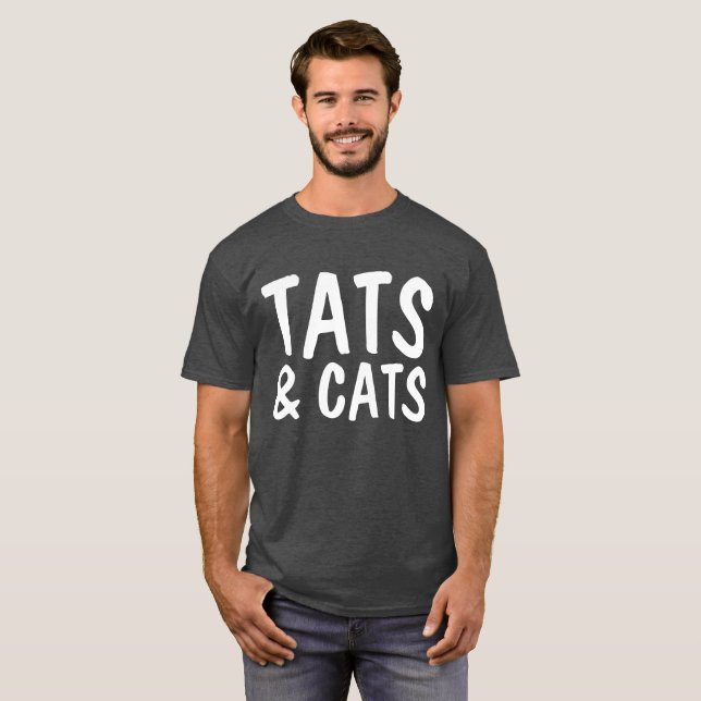 TATAS Y GATOS, TATTOO AMA Camisetas Cat (Anverso completo)