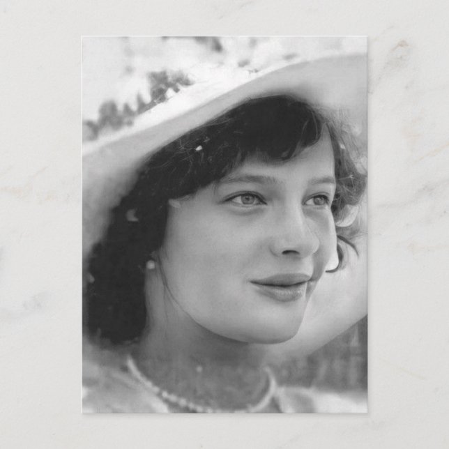 Tatiana, hija zar de la postal rusa (Anverso)