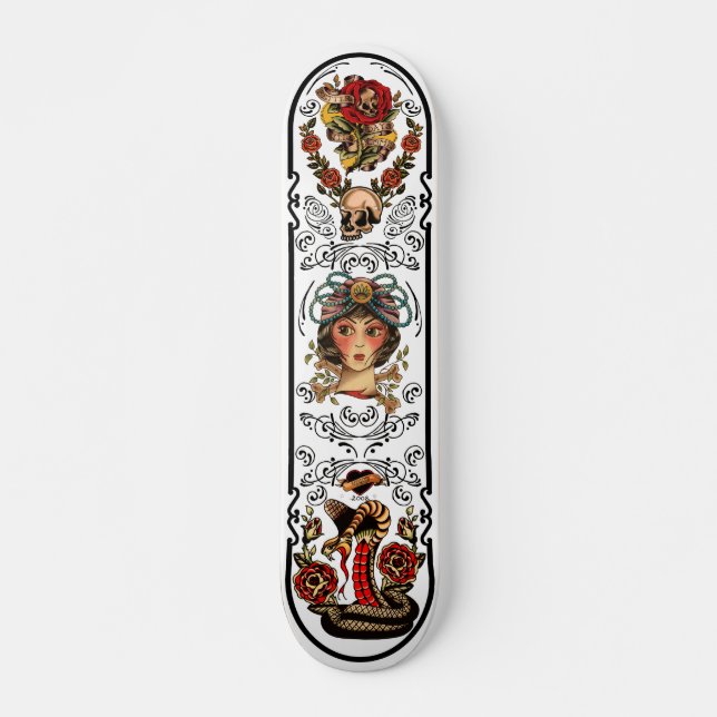 Tattoo Art Skate Board (Anverso )