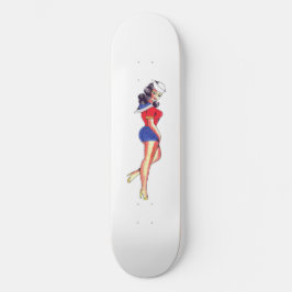 Tattoo Sailor Chica Skateboard