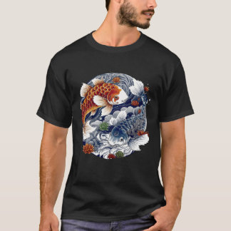Tatuaje asiático | Pez koi japonés | Camisetas