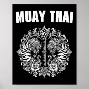 Tatuaje de arte tailandés de muay thai Sak Yant Tw