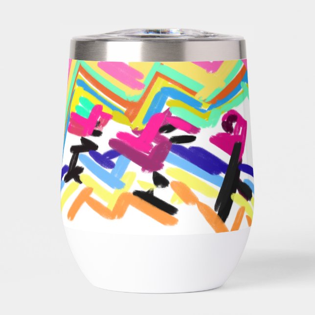 Tatuaje de la puesta de sol de tres flamingos (Frente)