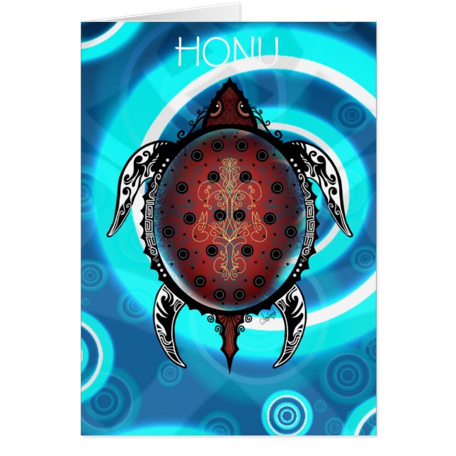 Tatuaje de tortuga de fantasía (Frente)